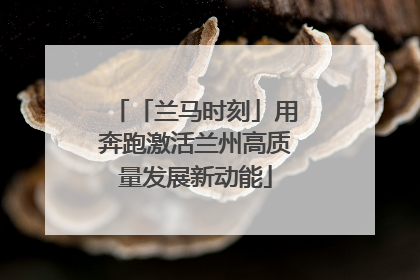 「兰马时刻」用奔跑激活兰州高质量发展新动能