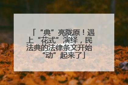 “典”亮陇原！遇上“花式”演绎，民法典的法律条文开始“动”起来了