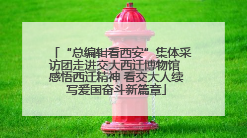 “总编辑看西安”集体采访团走进交大西迁博物馆 感悟西迁精神 看交大人续写爱国奋斗新篇章