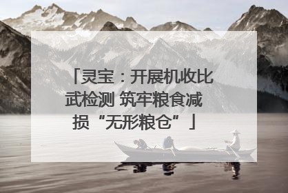 灵宝：开展机收比武检测 筑牢粮食减损“无形粮仓”