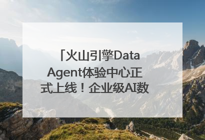 火山引擎Data Agent体验中心正式上线！企业级AI数据专家触手可及