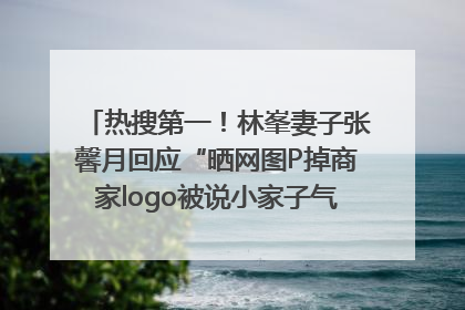 热搜第一！林峯妻子张馨月回应“晒网图P掉商家logo被说小家子气”：没那么多想法，可能有人恶意解读