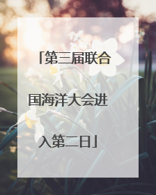 第三届联合国海洋大会进入第二日