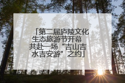 第二届庐陵文化生态旅游节开幕 共赴一场“吉山吉水吉安游”之约