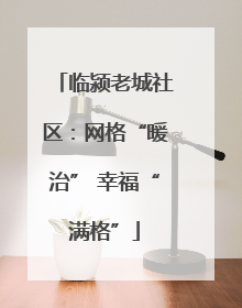 临颍老城社区：网格“暖治” 幸福“满格”
