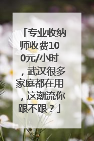 专业收纳师收费100元/小时，武汉很多家庭都在用，这潮流你跟不跟？