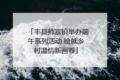 丰县师寨镇举办端午系列活动 绘就乡村温情新画卷