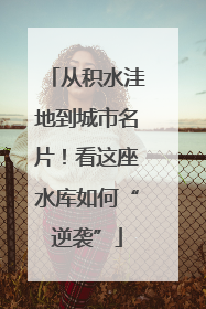 从积水洼地到城市名片！看这座水库如何“逆袭”