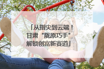 从指尖到云端！甘肃“陇原巧手”解锁创富新赛道