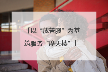 以“放管服”为基筑服务“摩天楼”