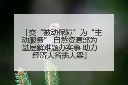 变“被动保障”为“主动服务” 自然资源部为基层解难题办实事 助力经济大省挑大梁