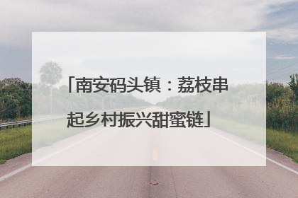 南安码头镇：荔枝串起乡村振兴甜蜜链