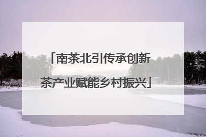 南茶北引传承创新 茶产业赋能乡村振兴
