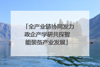 全产业链协同发力 政企产学研共探智能装备产业发展
