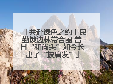 共赴绿色之约丨民勤锁边林带合围 昔日“和尚头”如今长出了“披肩发”