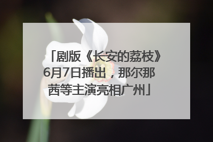 剧版《长安的荔枝》6月7日播出，那尔那茜等主演亮相广州