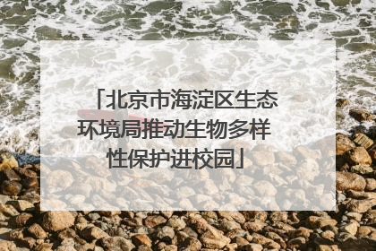 北京市海淀区生态环境局推动生物多样性保护进校园