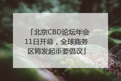 北京CBD论坛年会11日开幕，全球商务区将发起重要倡议