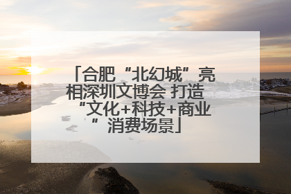 合肥“北幻城”亮相深圳文博会 打造“文化+科技+商业”消费场景