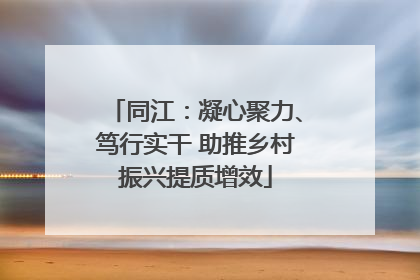 同江：凝心聚力、笃行实干 助推乡村振兴提质增效