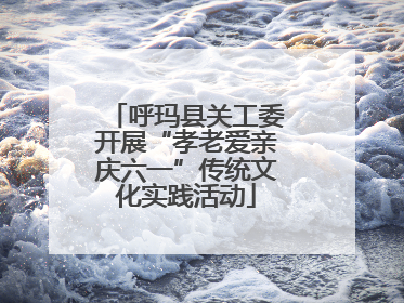 呼玛县关工委开展“孝老爱亲庆六一”传统文化实践活动