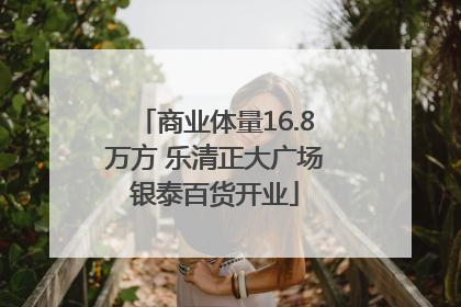 商业体量16.8万方 乐清正大广场银泰百货开业
