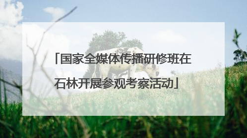 国家全媒体传播研修班在石林开展参观考察活动