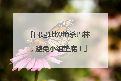 国足1比0绝杀巴林，避免小组垫底！