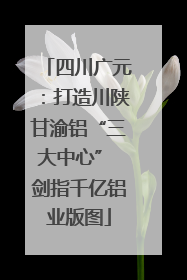 四川广元：打造川陕甘渝铝“三大中心” 剑指千亿铝业版图