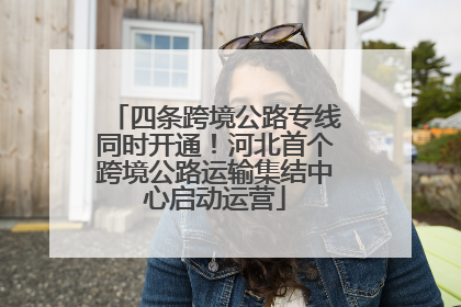 四条跨境公路专线同时开通！河北首个跨境公路运输集结中心启动运营