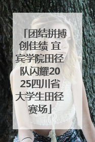 团结拼搏创佳绩 宜宾学院田径队闪耀2025四川省大学生田径赛场