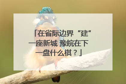 在省际边界“建”一座新城 豫皖在下一盘什么棋？