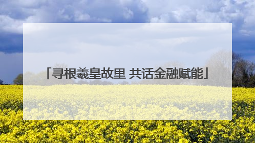 寻根羲皇故里 共话金融赋能