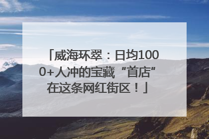威海环翠：日均1000+人冲的宝藏“首店”在这条网红街区！