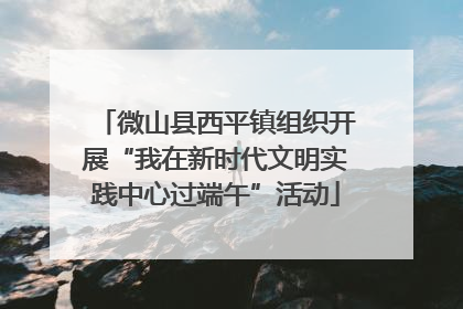 微山县西平镇组织开展“我在新时代文明实践中心过端午”活动