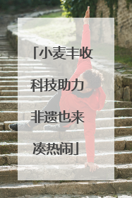 小麦丰收 科技助力 非遗也来凑热闹