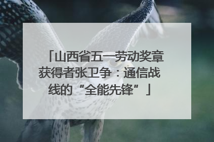 山西省五一劳动奖章获得者张卫争：通信战线的“全能先锋”