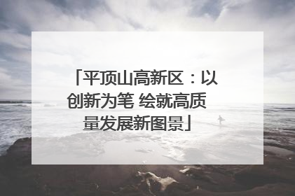 平顶山高新区：以创新为笔 绘就高质量发展新图景