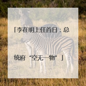 李在明上任首日：总统府“空无一物”