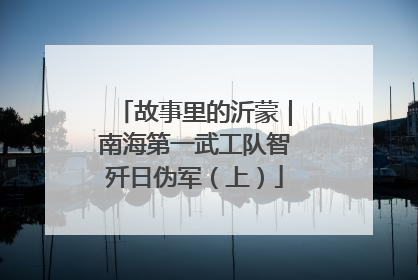 故事里的沂蒙｜南海第一武工队智歼日伪军（上）
