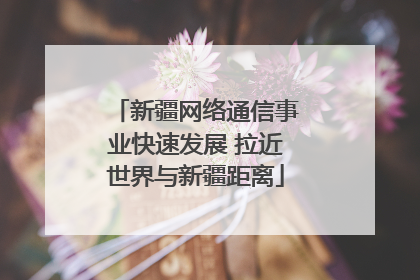 新疆网络通信事业快速发展 拉近世界与新疆距离