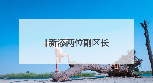 新添两位副区长后，崂山区政府领导分工调整
