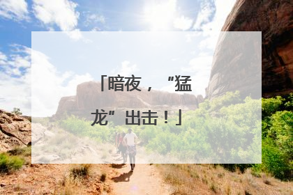 暗夜，“猛龙”出击！