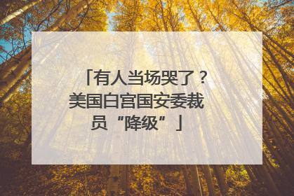 有人当场哭了？美国白宫国安委裁员“降级”
