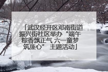 武汉经开区邓南街道振兴街社区举办“端午粽香飘正气 六一童梦筑廉心” 主题活动