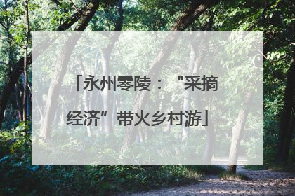 永州零陵：“采摘经济”带火乡村游