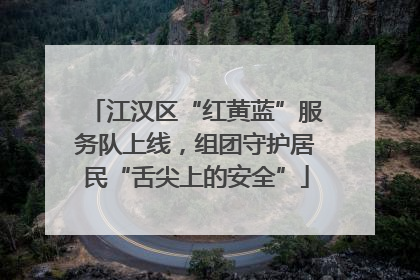 江汉区“红黄蓝”服务队上线，组团守护居民“舌尖上的安全”