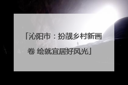 沁阳市：扮靓乡村新画卷 绘就宜居好风光