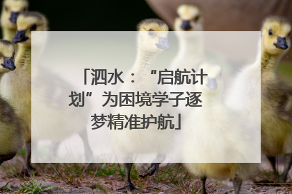 泗水：“启航计划”为困境学子逐梦精准护航