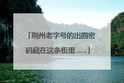 荆州老字号的出圈密码藏在这条街里……